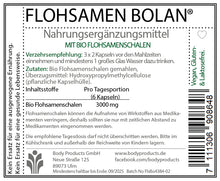 Laden Sie das Bild in den Galerie-Viewer, Flohsamenschalen Bolan
