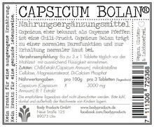 Laden Sie das Bild in den Galerie-Viewer, Angebot Capsicum Bolan