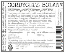 Laden Sie das Bild in den Galerie-Viewer, Cordyceps Bolan